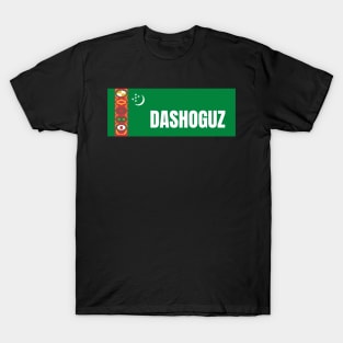 Dashoguz City in Turkmenistan Flag T-Shirt